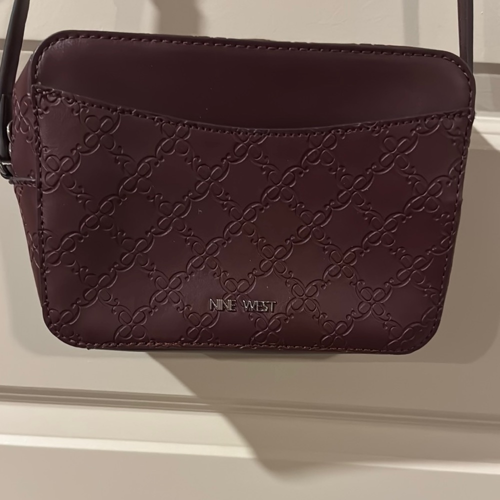 Nine West Burgundy Crossbody Bag